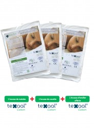 Set of Texaal® Cotton dust mite covers for single bed