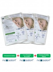 Set of Noxaalon® dust mite covers for double bed with 2 mattresses